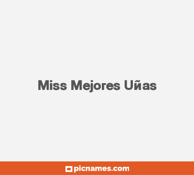 Miss Mejores Uñas